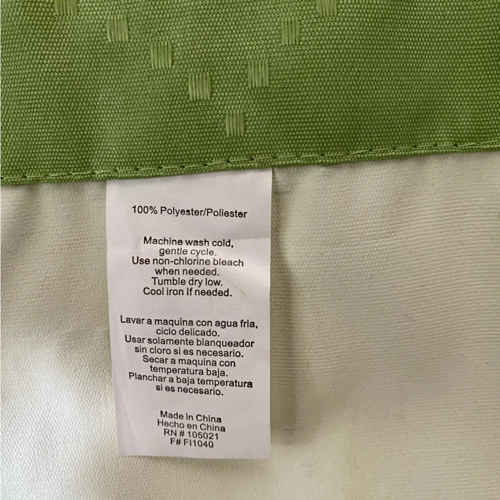 Eclipse Kids Blackout Curtains 2 “Miley” Panels in green 84x42
